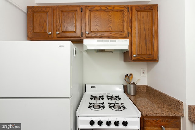 kitchen with white appliances