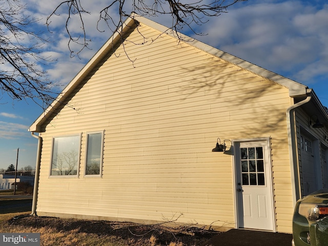 view of property exterior