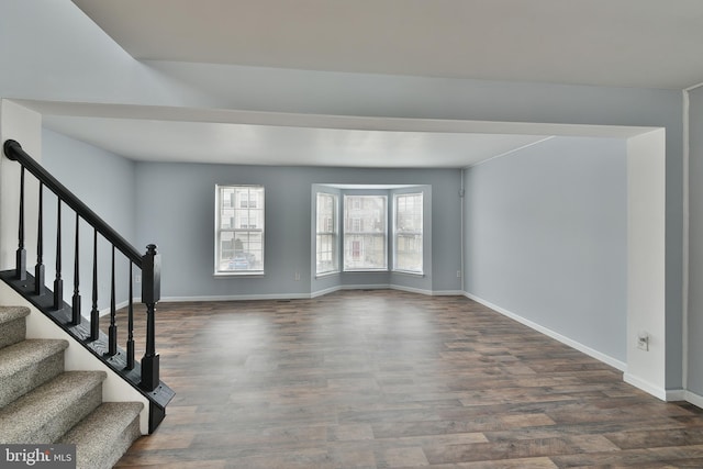 interior space with wood-type flooring