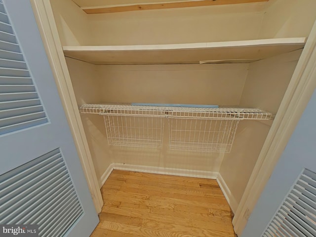 view of closet