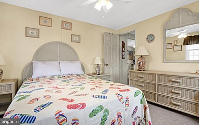 7 E 19th St, Long Beach Township, NJ 08008 - carpeted bedroom featuring a ceiling fan