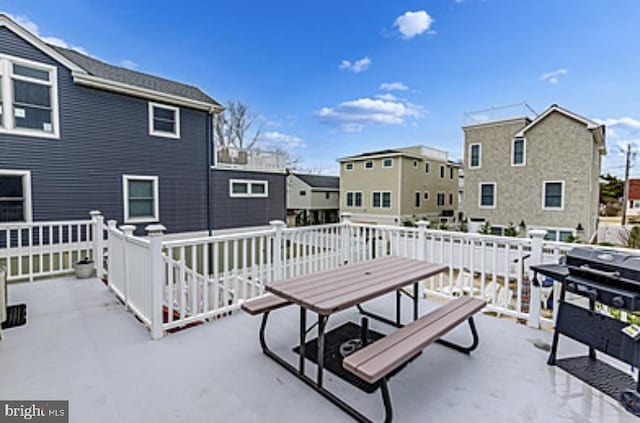 7 E 19th St, Long Beach Township, NJ 08008 - view of patio / terrace with a residential view and a wooden deck
