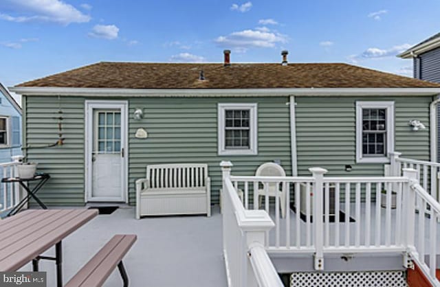 7 E 19th St, Long Beach Township, NJ 08008 - rear view of property featuring a deck