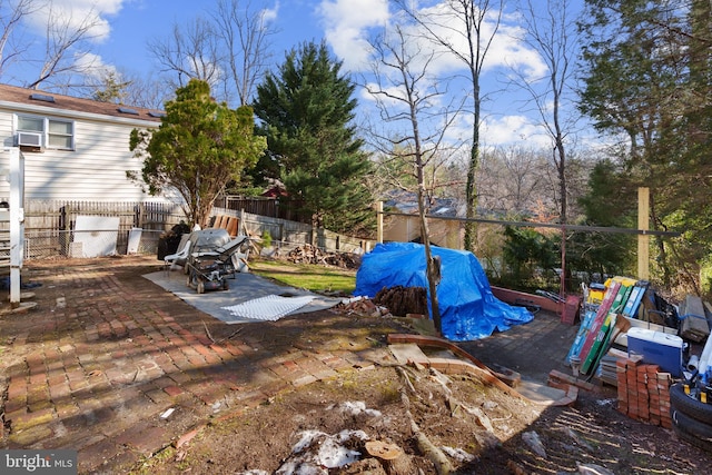 view of yard featuring a patio