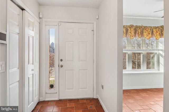 view of entrance foyer