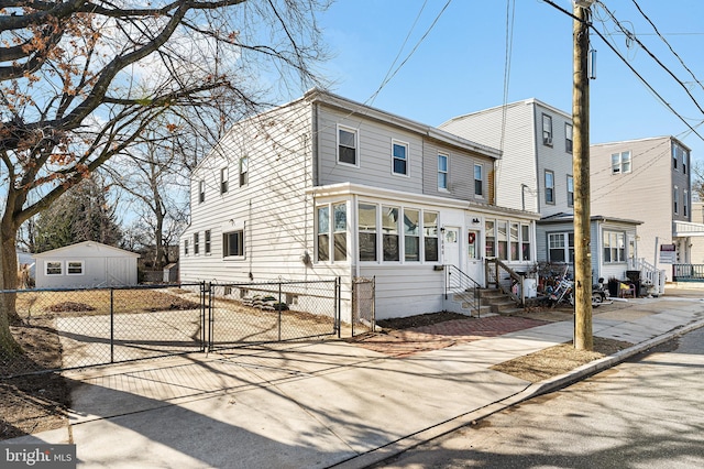 view of front of home