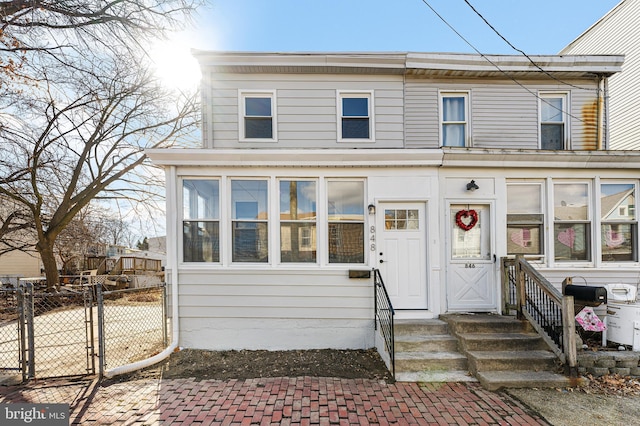 view of front of home