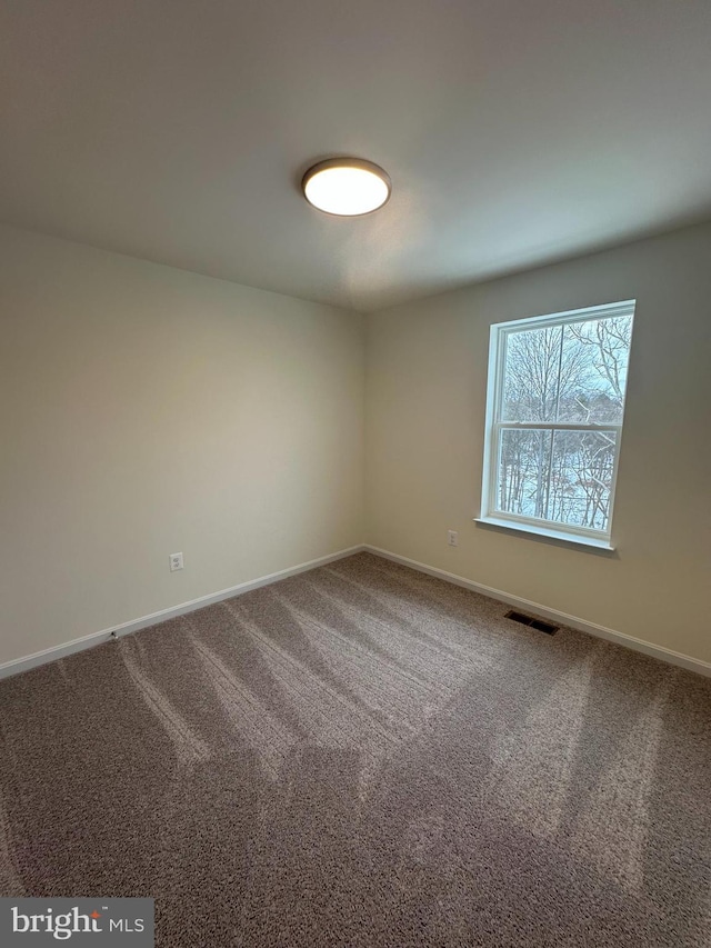 spare room with carpet flooring