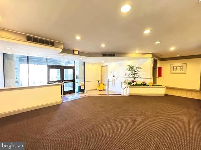 reception area featuring french doors