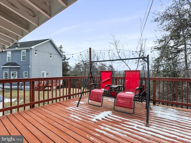 view of deck