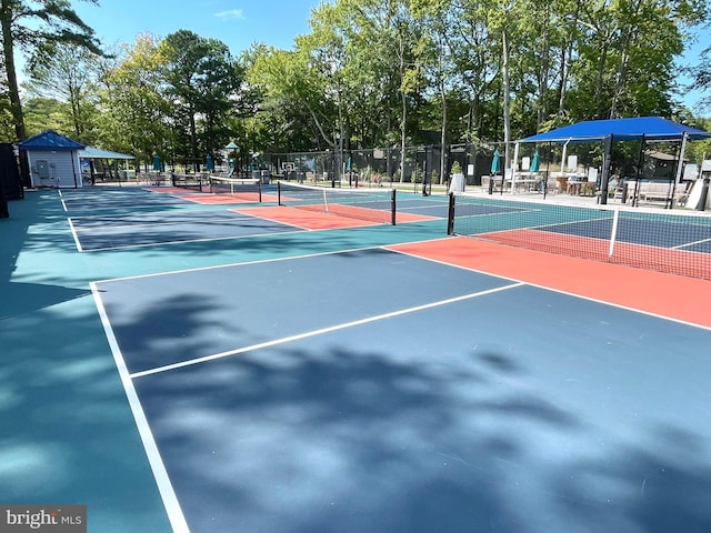 view of sport court