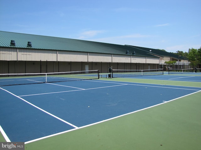 view of sport court