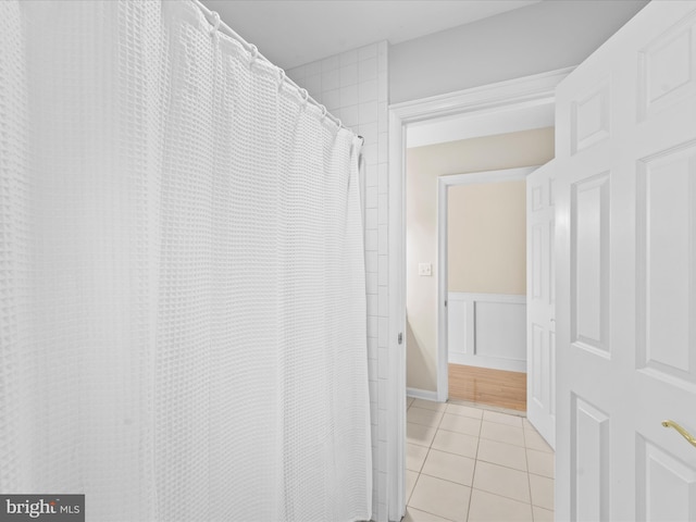 bathroom featuring tile patterned floors