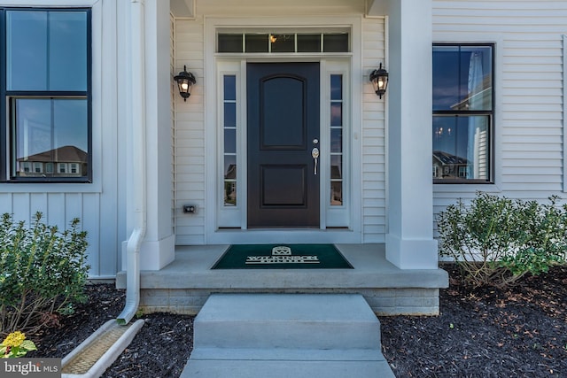 view of entrance to property