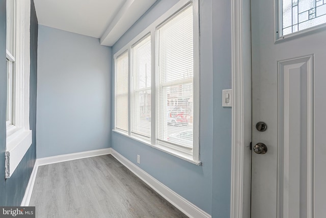 interior space featuring light hardwood / wood-style flooring