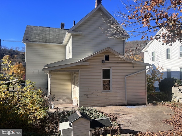 view of rear view of property