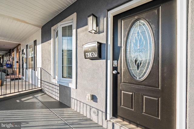 view of entrance to property