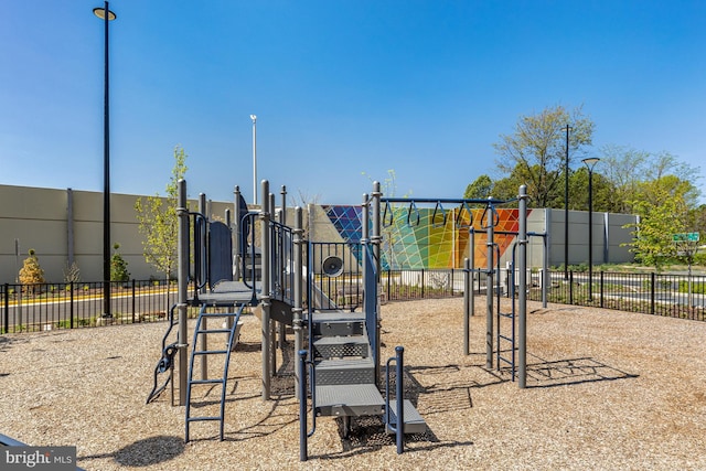 view of jungle gym