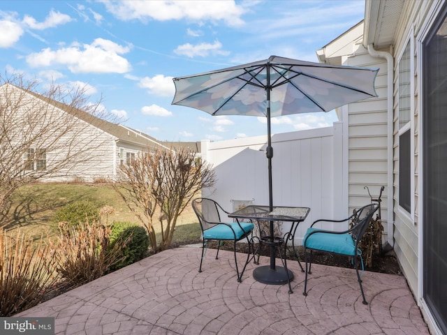 view of patio / terrace