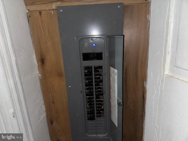 utility room featuring electric panel