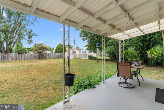 view of patio