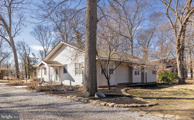 view of home's exterior