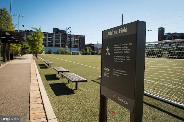 view of property's community