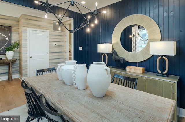 dining area featuring wood-type flooring