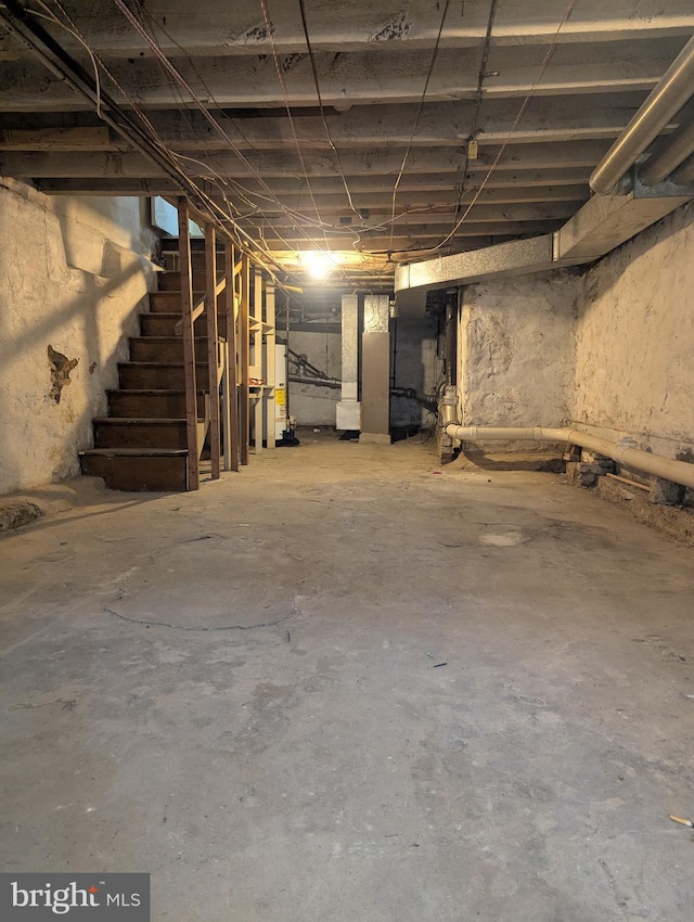 view of basement