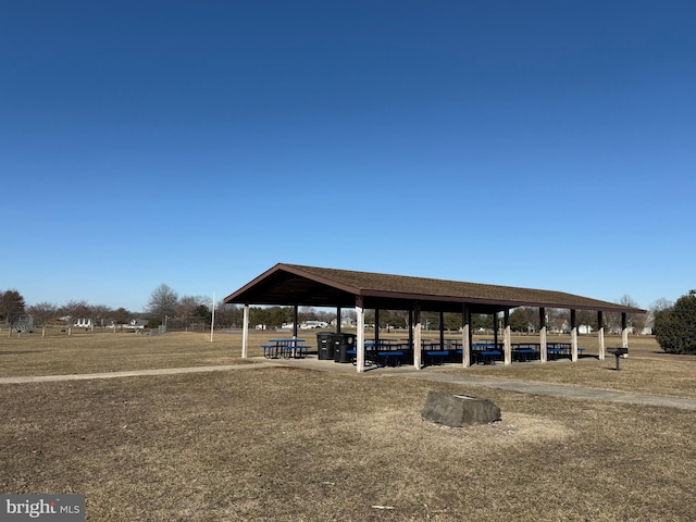 view of home's community featuring a gazebo