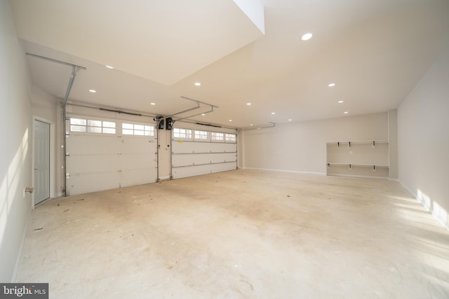 garage featuring visible vents