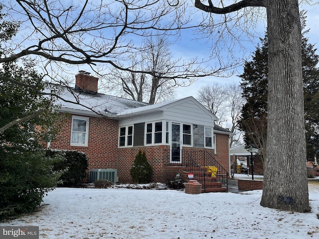 exterior space with central AC unit