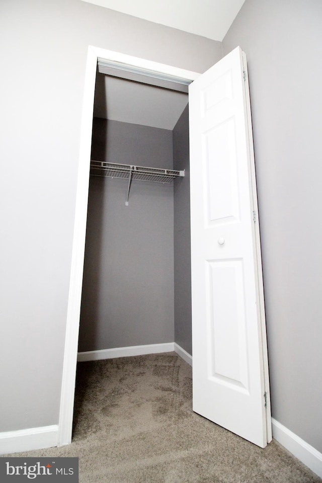 view of closet