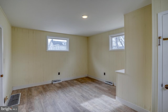 interior space featuring light hardwood / wood-style floors