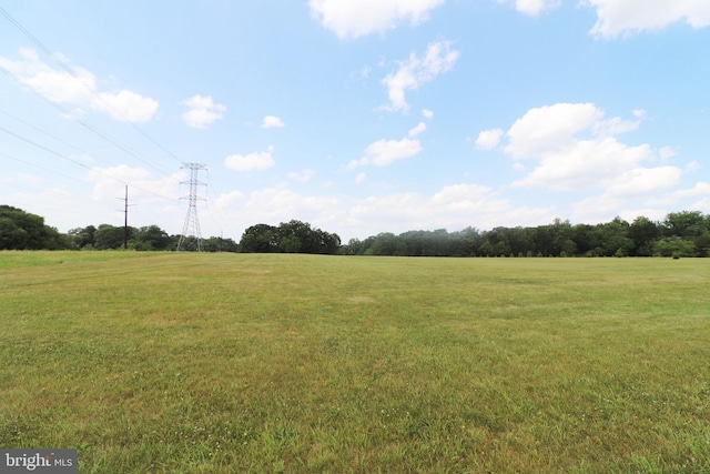 view of nature featuring a rural view