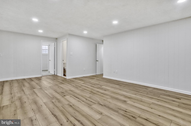 interior space featuring light wood-type flooring