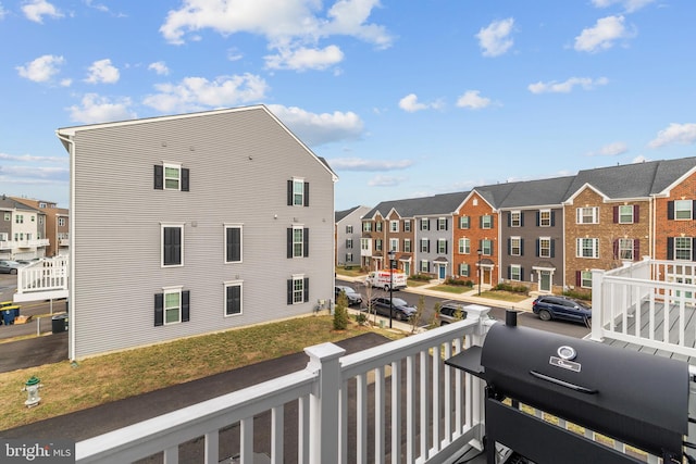 balcony with grilling area