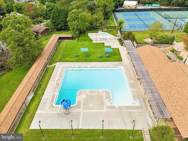 view of pool