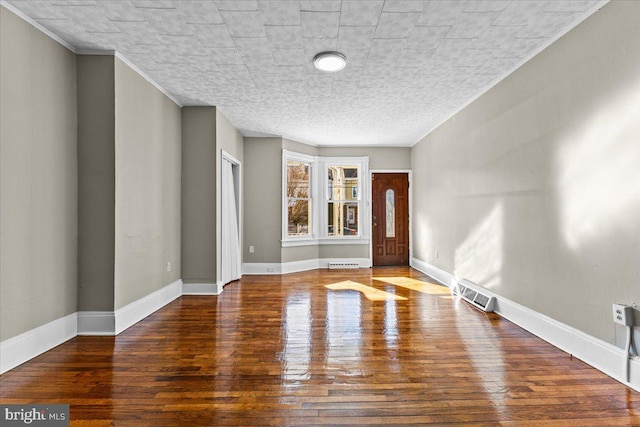 interior space with hardwood / wood-style flooring