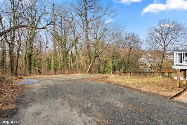 view of road