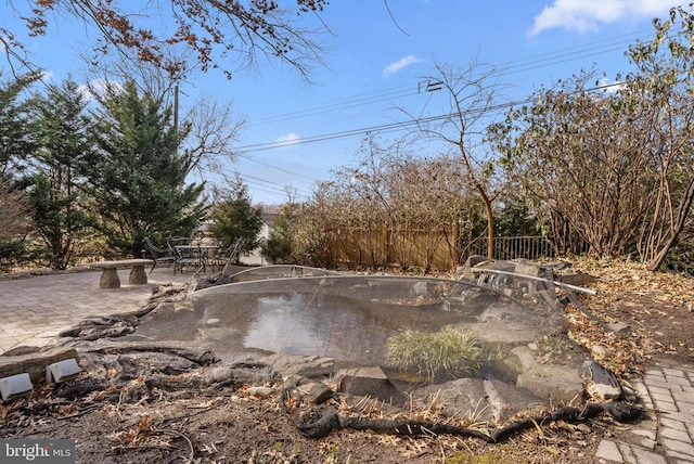 view of yard featuring a patio