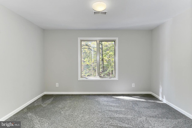 unfurnished room with carpet