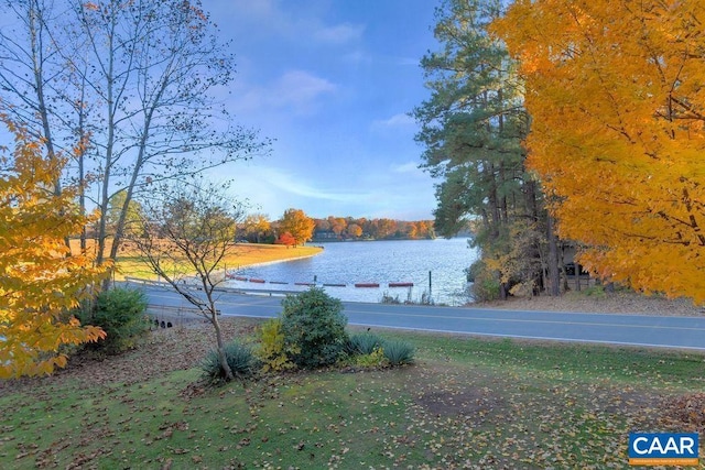 view of water feature