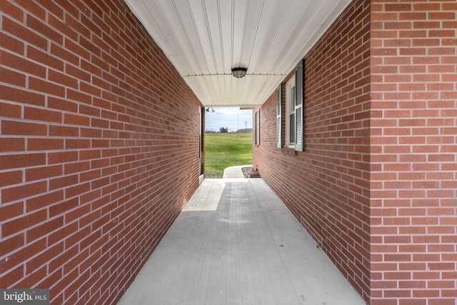 view of corridor