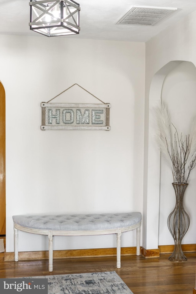 interior details featuring hardwood / wood-style floors