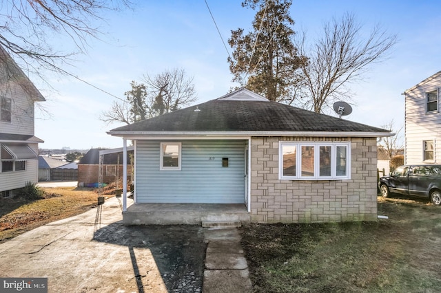 view of rear view of house