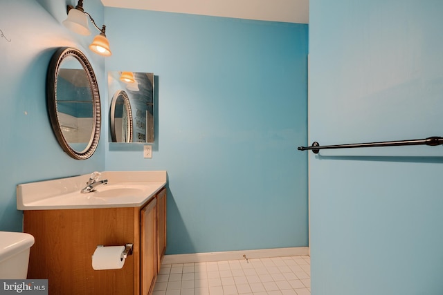 34 Broadbridge Rd, Rosedale, MD 21237 - bathroom with vanity and tile patterned flooring