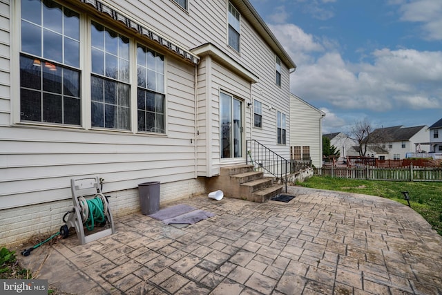 34 Broadbridge Rd, Rosedale, MD 21237 - view of patio / terrace with entry steps and a residential view