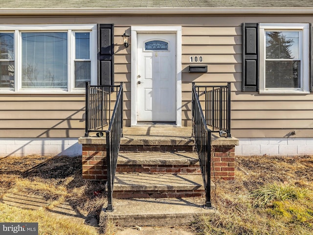 view of entrance to property