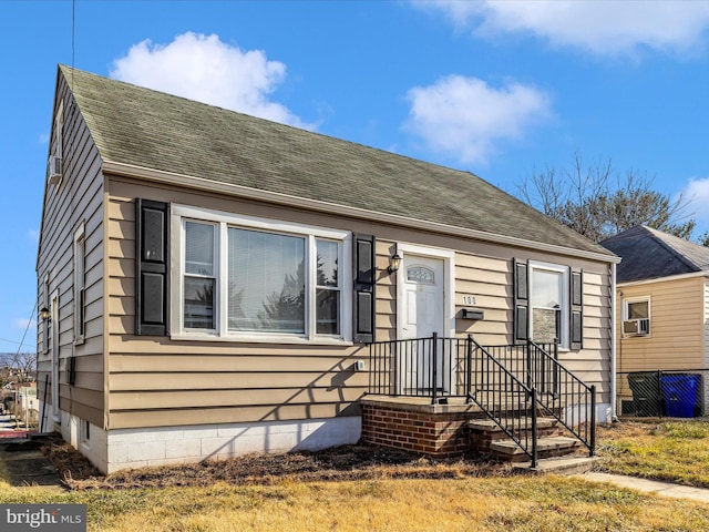 view of front of home